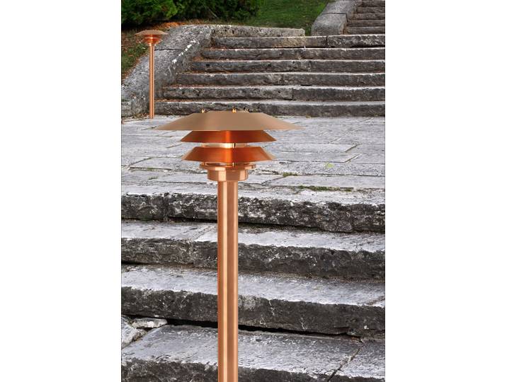 Wegeleuchte Venø 35 x 93 x 15cm Kupfer