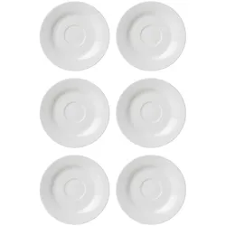 Ritzenhoff & Breker Kaffeeuntertassen Bianco, Untertasse, Weiss