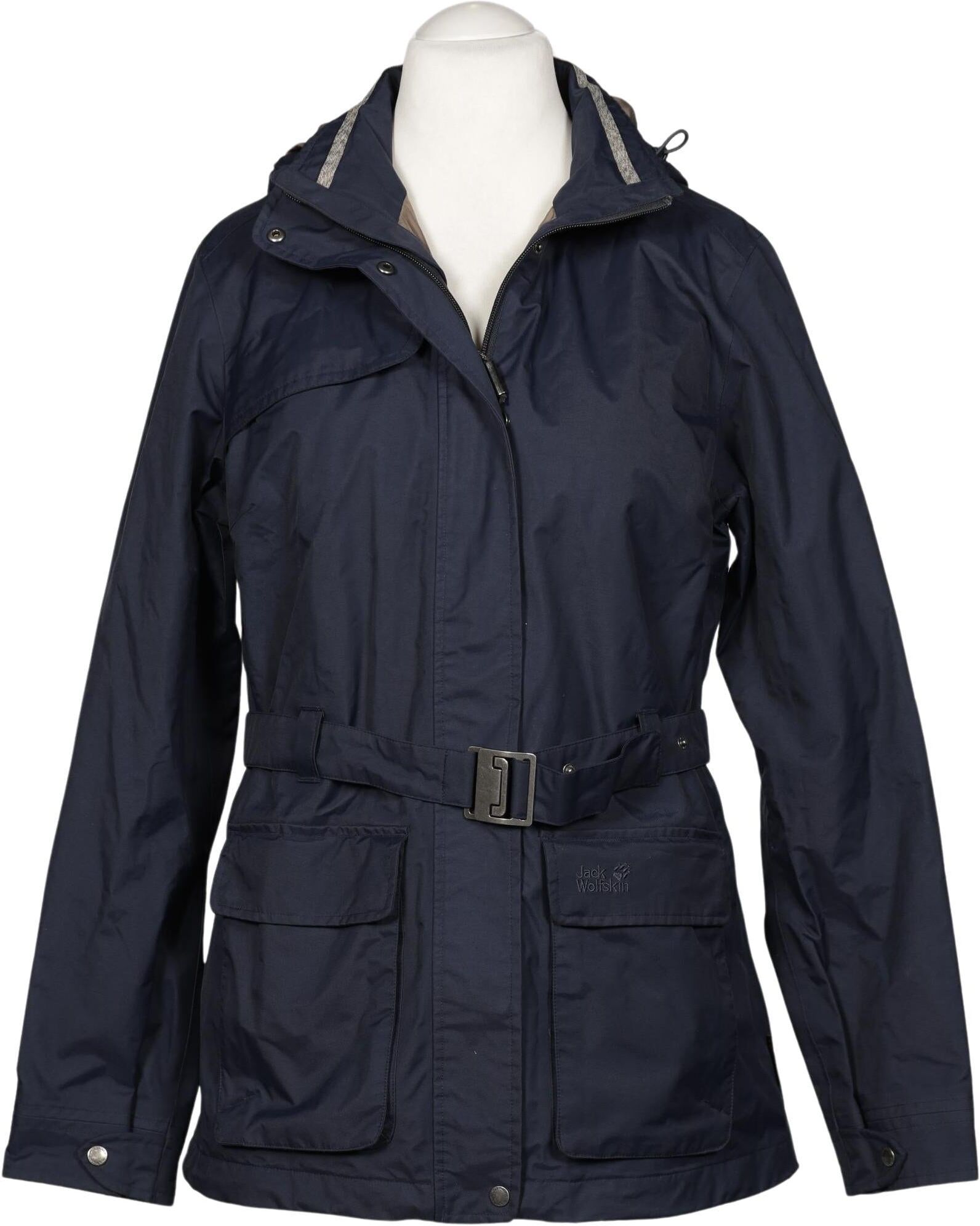Jack Wolfskin Damen Mantel, Marineblau, Gr. L, Synthetik - Second Hand