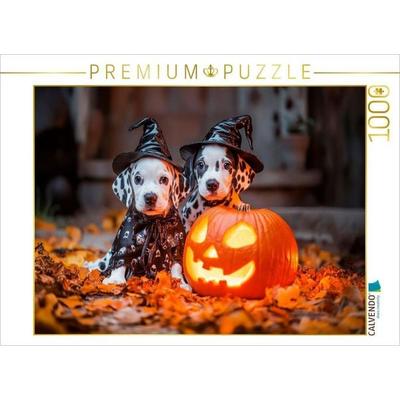 CALVENDO Puzzle Magische Halloween Nacht mit Dalmatinern | 1000 Teile Lege-Größe 64x48cm Foto-Puzzle für glückliche Stunden, von , Calvendo Puzzle