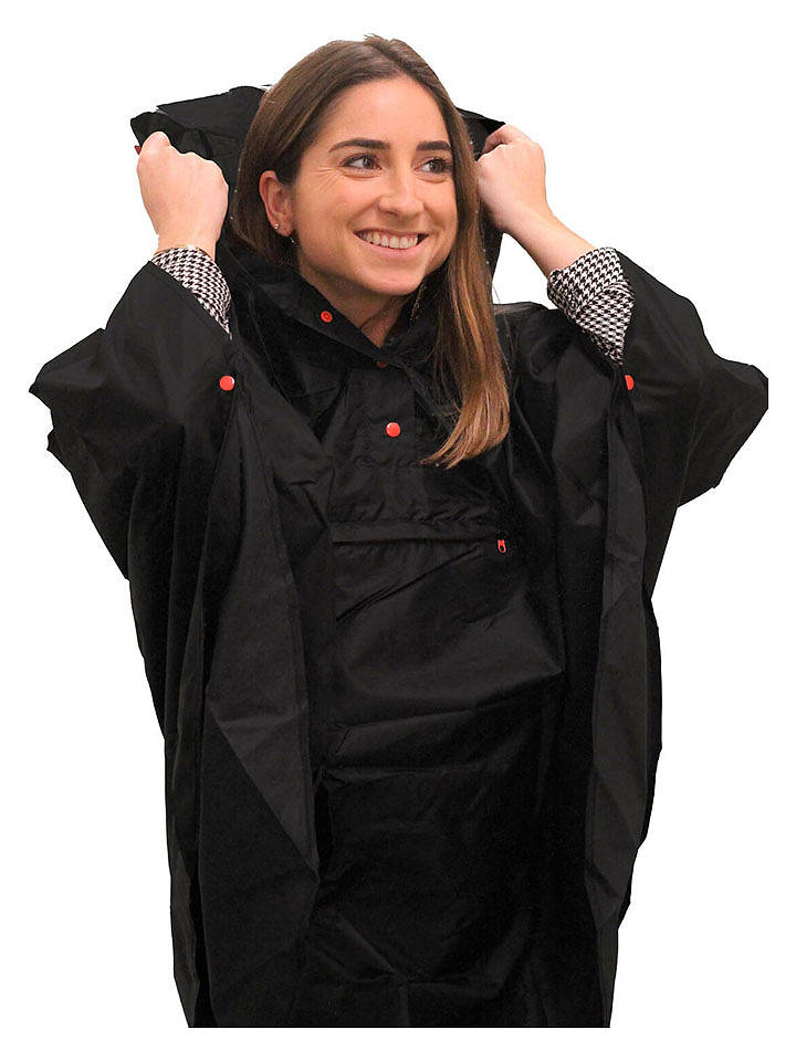 SMATI Regenponcho in Schwarz - onesize