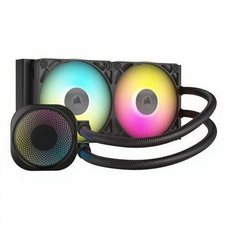 Corsair iCUE LINK TITAN RX RGB alles-in-één vloeistofkoeler voor processor, 12 cm, zwart