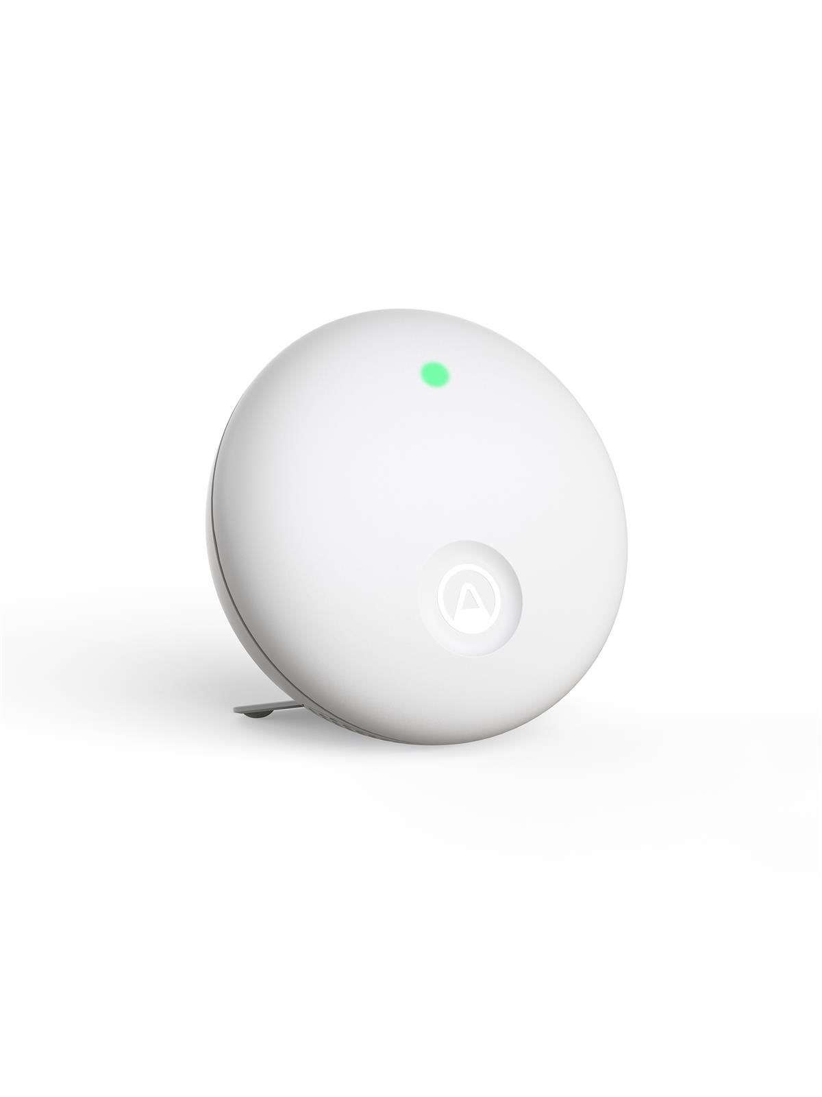 Airthings Wave Enhance compact indoor CO2 and air quality monitor