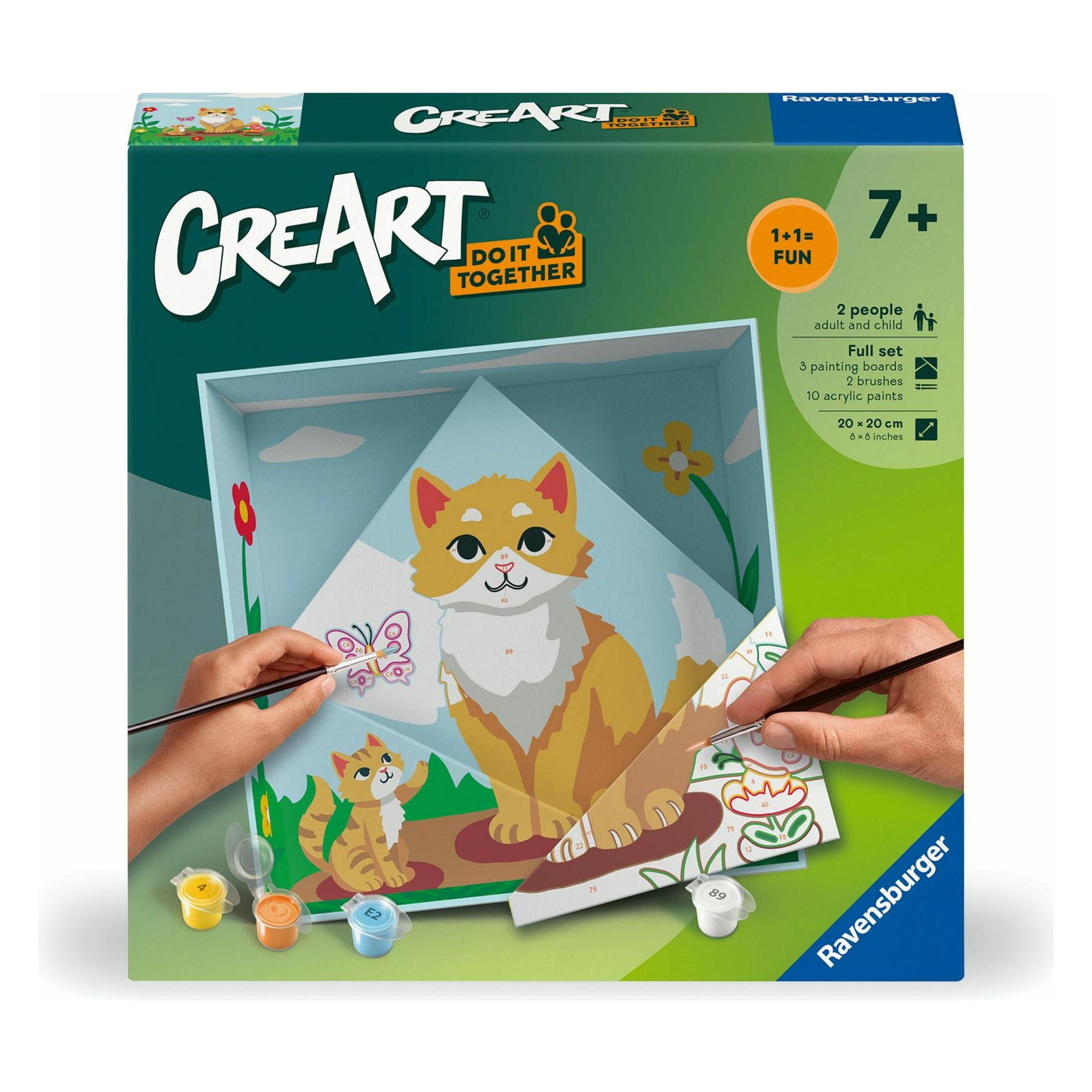 Ravensburger CreArt Do it together - Katze (25867)