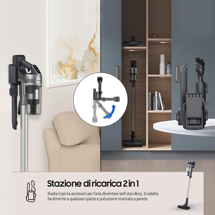 Samsung Scopa Elettrica Vs15a60agr5/wa-teal Silver