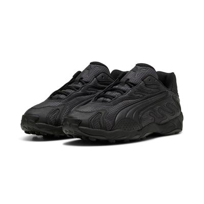 Sneaker PUMA "INHALE ESSENTIALS", Damen, Gr. 46, schwarz (puma schwarz, puma schwarz), Textil, unifarben, Schuhe Sneaker, für sportliche Aktivitäten und Streetwear, mit Schnürverschluss