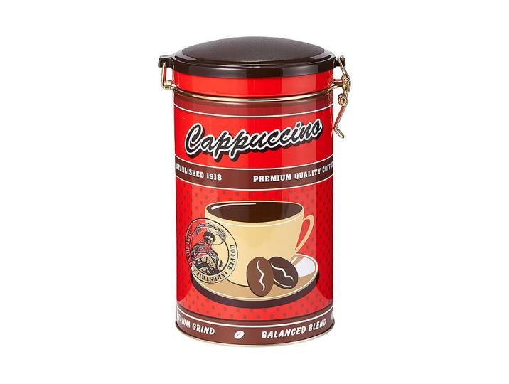 Kaffeedose rund mit Bügelverschluss assortiert