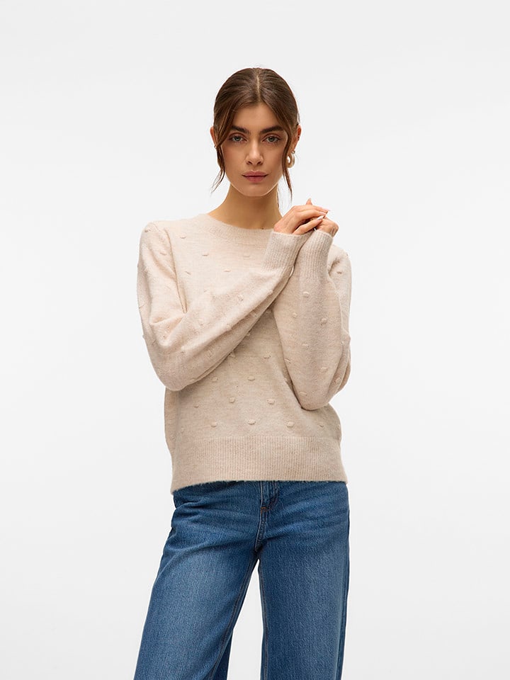 Vero Moda Pullover in Beige - S