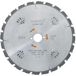 Metabo, Sägeblatt, Kreissägeblatt HW/CT 90x30x22