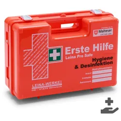 Erste-Hilfe-Koffer nach DIN 13157, Hygiene und Desinfektion