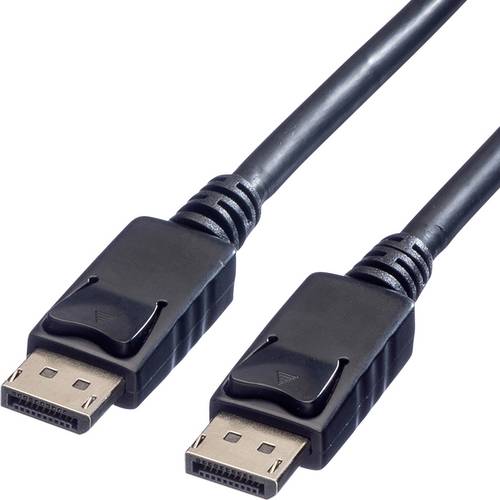 Value DisplayPort Anschlusskabel DisplayPort Stecker, DisplayPort Stecker 1.50m Schwarz 11.99.5767 Geschirmt DisplayPort-Kabel