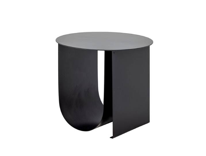 Beistelltisch Jenny – Schwarzes Metall im modernen Design - Schwarz - Luxusbetten24