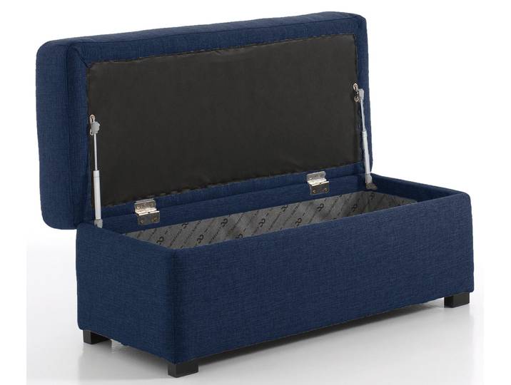 Pouf rectangle, Bleu marine