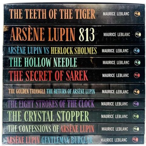 Fox Eye Publishing Arsene Lupin 11 Book Box Set by Maurice Leblanc - Paperback Classic Crime Fiction Collection - Gentleman Thief Mystery Adventures
