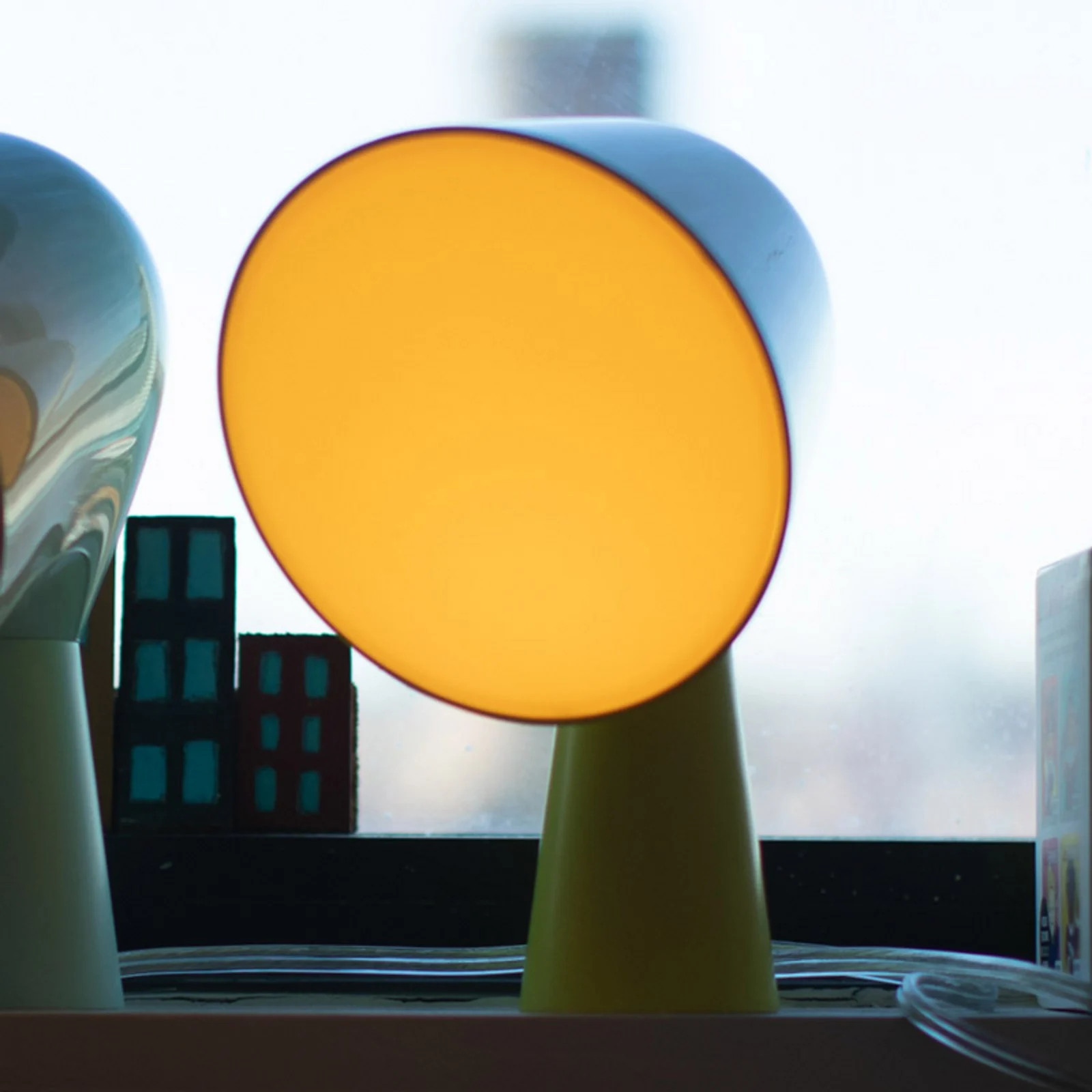 Foscarini Binic tafellamp - Geel - Kunststof