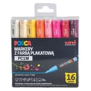 Uni-ball Plakatmarker PC-1M 16 Farben (47972644)
