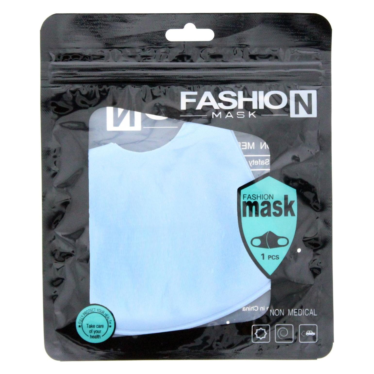 Fashion Textile Mask, Blue, Reusable, Unisex Unisex (56584147)