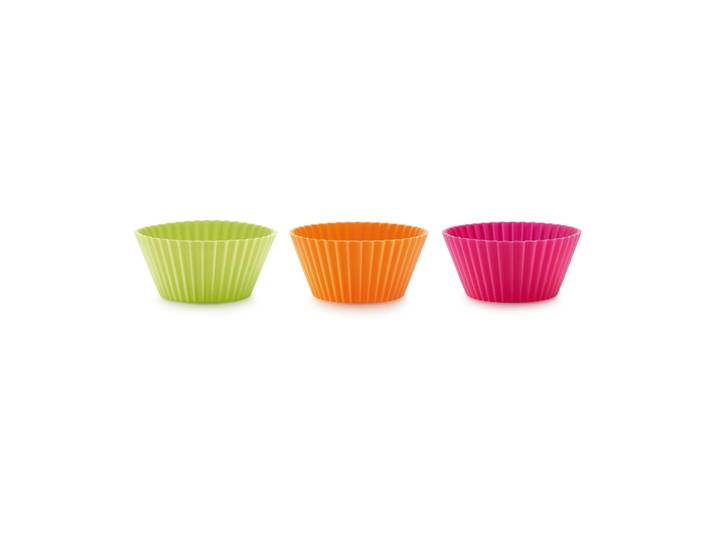 Lékué Moules à muffins en silicone Lékué lot de 12 Mixé