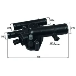 Thermostat Kühlmittel MAHLE TI 243 89 für Renault Megane II Scénic