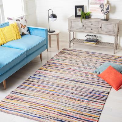 SAFAVIEH Handmade Rag Rug Annalee Stripe Cotton Rug