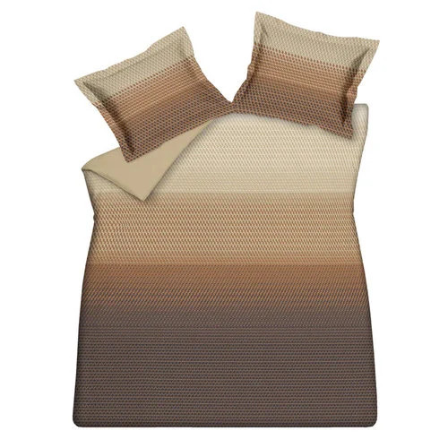 Vandyck Pattern Play 2-persoons dekbedovertrek latte 200 x 220 cm