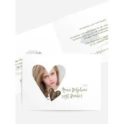 Dankeskarten Konfirmation selbst gestalten mit Spruch und Fotos im Onlinedesigner bei Meine-Kartenmanufaktur.de