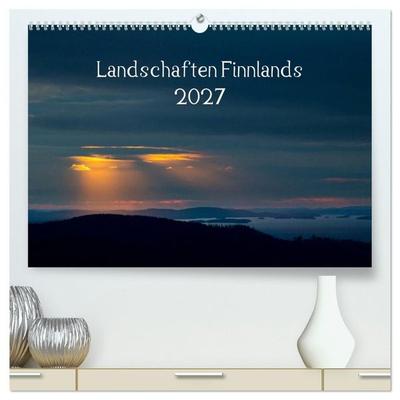 Landschaften Finnlands (hochwertiger Premium Wandkalender 2027 DIN A2 quer), Kunstdruck in Hochglanz