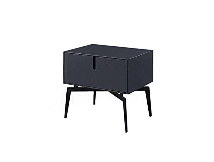YCCHAH Bett mit Stauraum Zuhause Nachttisch Modern Minimalistische Lagerung Schließfach Schmiedeeisen Beistelltisch Wohnzimmer Schlafzimmer Desktop(Gray)