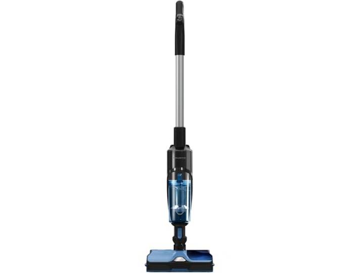 Rowenta X-Combo 2-in-1 Hybrid-Reiniger, Saugen und rotierendes Wischen gleichzeitig, 60 min. Autonomie, Ultra-leichtes Design, 3 Programme, einfacher freihändiger Moppwechsel, Blau-Schwarz, GZ3038