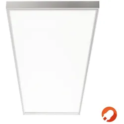 Sigor Ultra Flaches LED-Panel Aufbau weiß 120x30cm 36W 3000K warmweißes Licht UGR<22