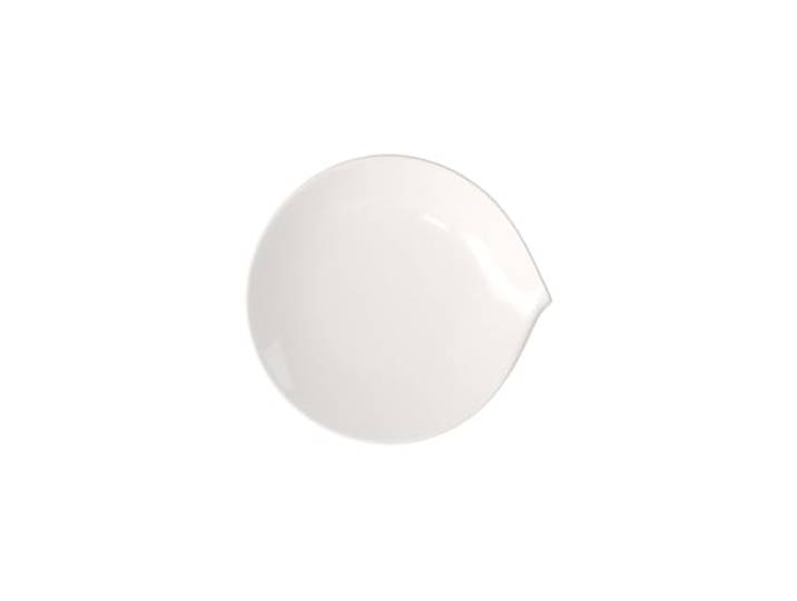Villeroy & Boch Flow Assiette petit-déjeuner\, 23 x 22 cm\, Porcelaine Premium\, Blanc