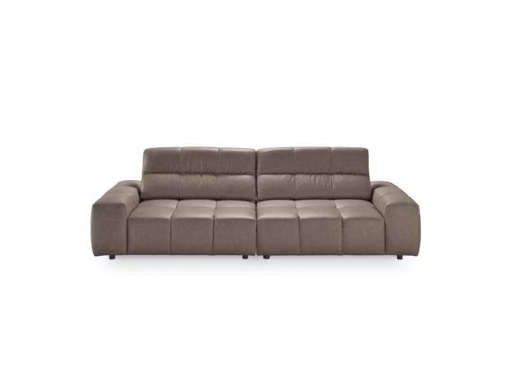 Musterring Marlo Ledersofa mit Sitztiefenverstellung - Leder Vic