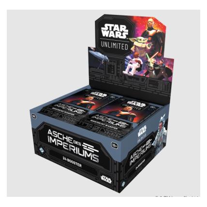FFG Star Wars Unlimited - Asche des Imperiums (Booster-Display) (Deutsch, Booster Display) (FFGD3753)