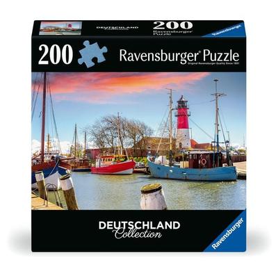 Erwachsenenpuzzle 200 Teile - Der Hafen von Büsum
