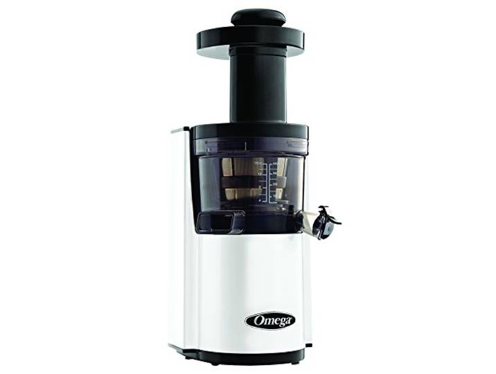 Omega VSJ843RW Extracteur de Jus Vertical Blanc