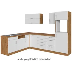 Held Möbel Eck-Küchenzeile SORRENTO - B/H/T ca. 210,00x85,00x270,00