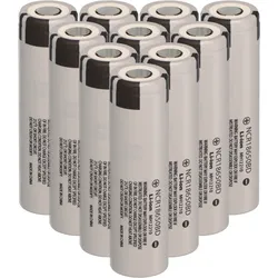 10x Panasonic Li-Ion 3,6V 3100mAh NCR18650BD NCR 18650