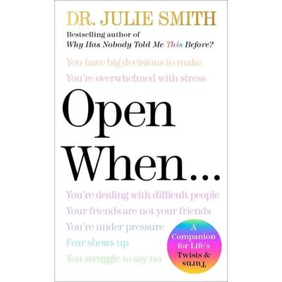 Open When, Gebundene Ausgabe von Julie Smith, Harper Collins Publ. USA, 978-0-06-335926-0
