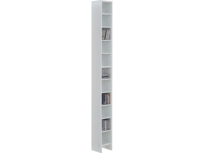 Wandregal FMD Hallo 2 , weiss (weiß), B:18,9cm H:185cm T:16,2cm, Holzwerkstoff, Regale, Wandregal