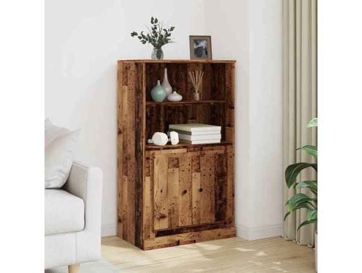 vidaXL Highboard, Highboard Altholz-Optik 60x35,5x103,5 cm Holzwerkstoff
