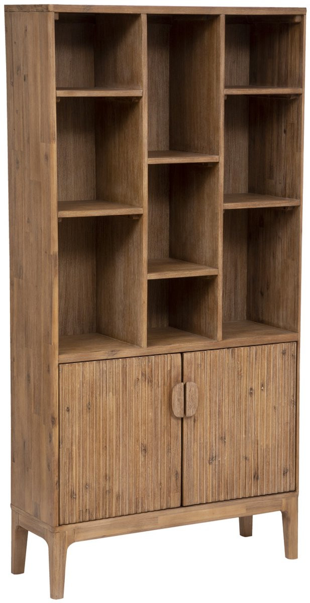 Boekenkast van acaciahout SABOR van Atmosphera Createur d'Interieur