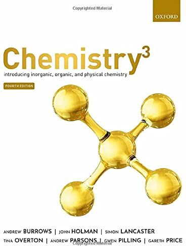 Andrew Burrows - Chemistry3: Introducing inorganic, organic and physical chemistry - Preis vom 09.10.2026 07:28:09 h