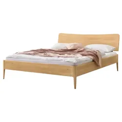 HASENA Massivholzbett Lounge 140 x 200 cm Holz Eiche Bright