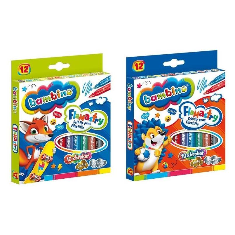 Bambino Glitzermarker 10x + Gold (10x) (02846)