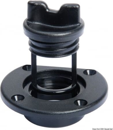 Osculati Tappo di scarico a grande passaggio. Tappo scarico 40 mm