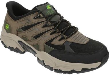 John Deere Built by Skechers Terraform (Men's) Outdoor in Dark Brown, Size 13 M, Leather/Memory Foam/Synthetic