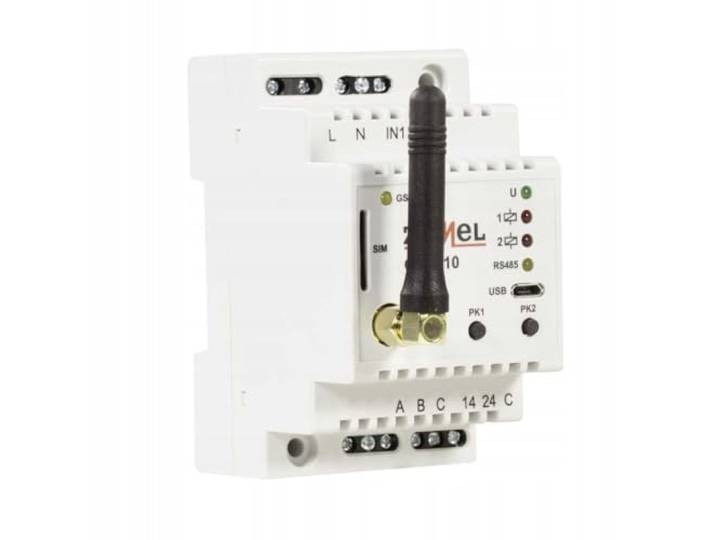EXTA FREE GSM Controller GRM-10, 2 Kanäle, Fernschalter, Modular, 230 V Fernsteuerung per SMS, Ventilation & Heizung Steuerung, Smart Home, RS485, TH35, IP20