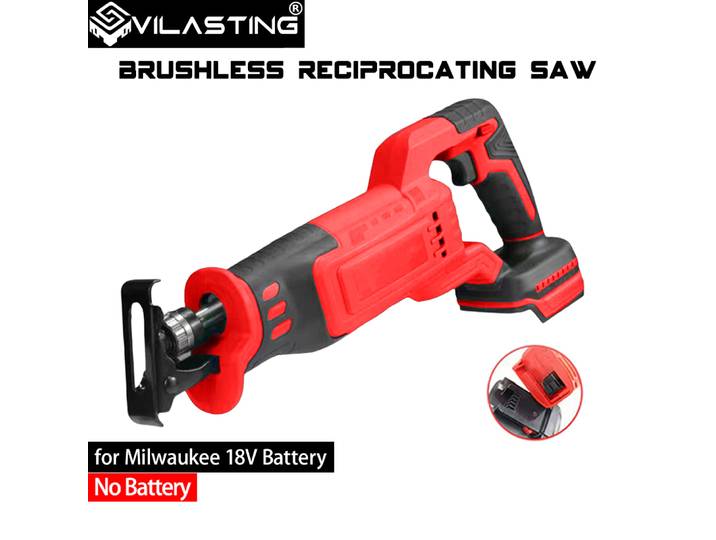 VILASTING scie alternative sans brosse scie de coupe électrique haute puissance multifonctionnelle portative pour Milwaukee broche de batterie 18V