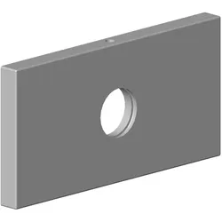 Dornbracht Rosette für Bidet Ersatzteile 092779010 120 x 60 x 9 mm Platin 092779010-08