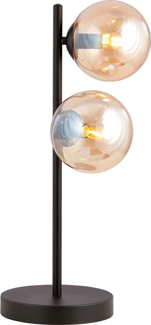 Emibig Nachtlampje ROSSI LN2, honingkleurig, tafellamp met bolvormig design